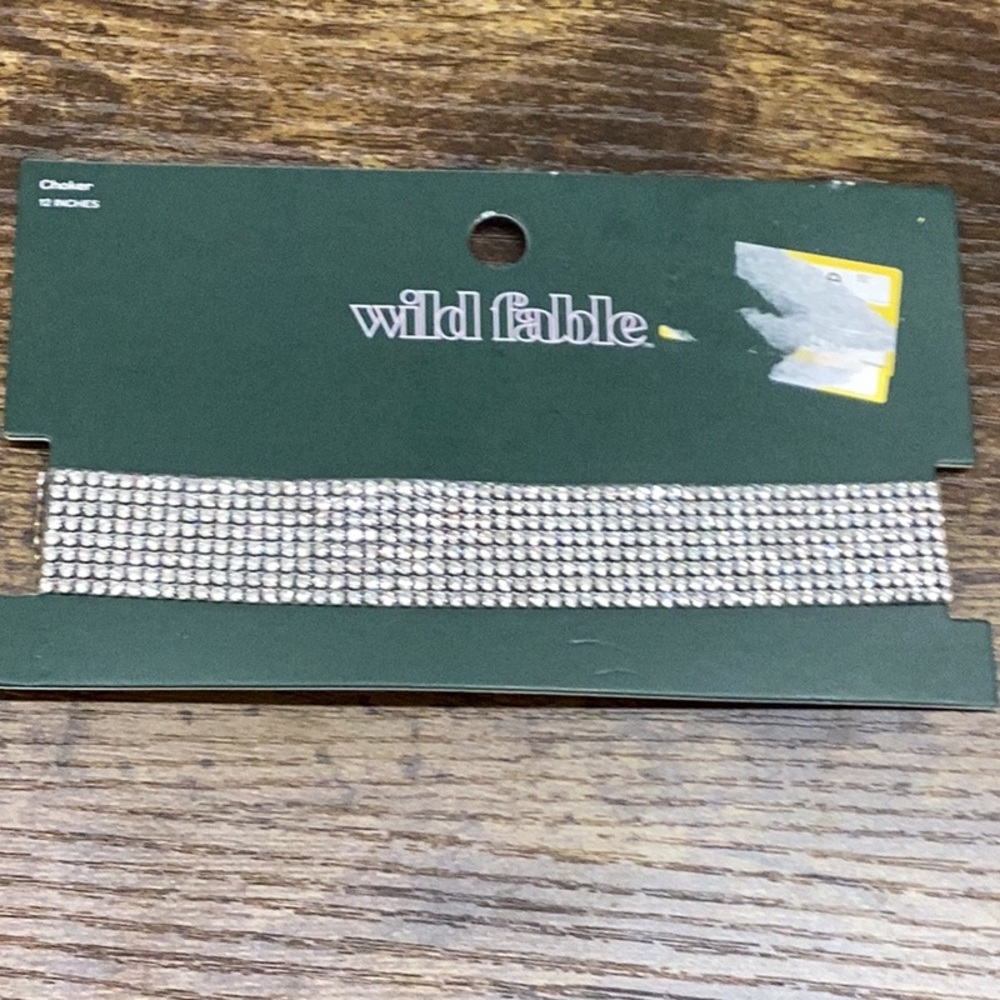 Wild Fable Silver Rhinestone Belt